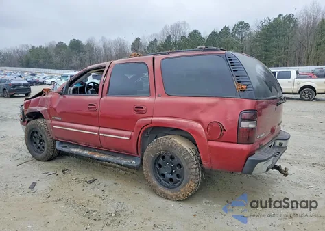 2002 Chevrolet Tahoe C1500 z USA, uszkodzony, nr VIN 1GNEC13Z92R326947